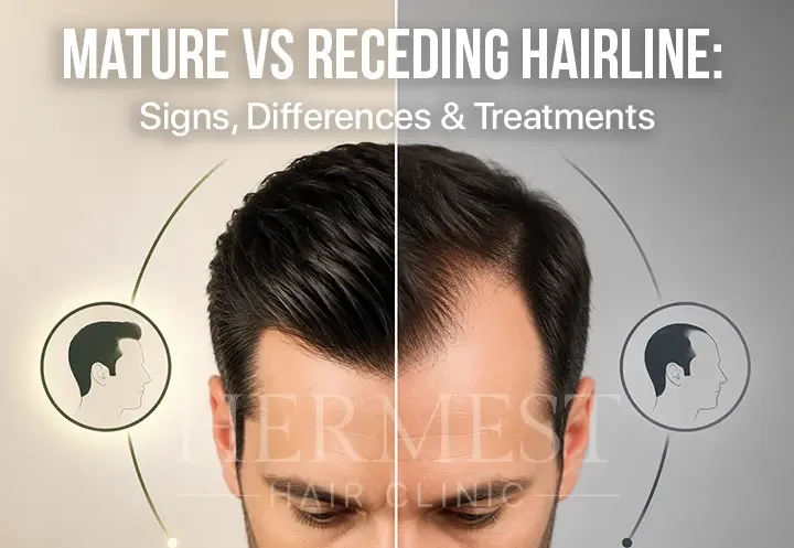 Mature Hairline vs. Receding Hairline